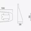 Halter für LED Flexipoint I ASPÖCK Anhänger Shop