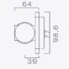 LED Superpoint III Umrissleuchte ASPÖCK rot-weiß-gelb Anhänger Shop