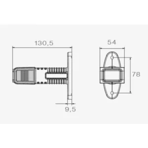 LED Superpoint IV Umrissleuchte ASPÖCK rot-weiß-gelb Anhänger Shop