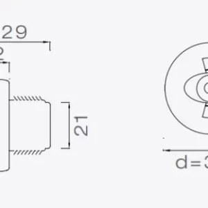 LED Monopoint II Begrenzungsleuchte ASPÖCK rot Anhänger Shop
