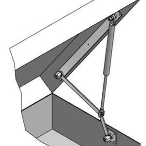 Öffnungsmechanik für Aluminium-Deckel Anhänger Shop
