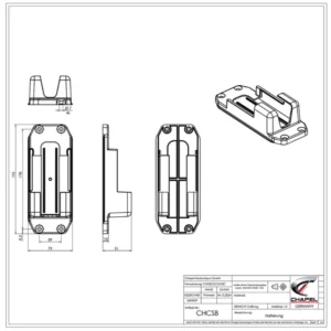 Halterung für CHAPEL Fernbedienung Anhänger Shop