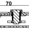 Exzenterverschluss KNOTT 32x104x21,5mm Anhänger Shop