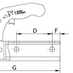 Zugkugelkupplung KNOTT KQ14-B-1400kg Vierkant 60mm Anhänger Shop