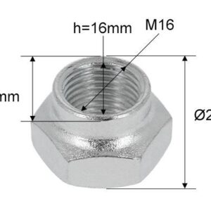 Sicherungsmutter M16 Anhänger Shop