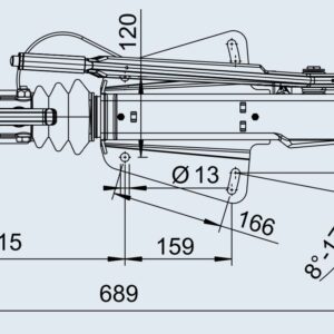 Auflaufeinrichtung AL-KO 251S 1500-2700kg Anhänger Shop