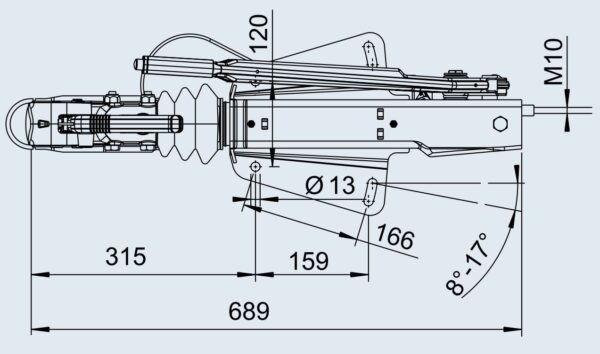 Auflaufeinrichtung AL-KO 251S 1500-2700kg Anhänger Shop