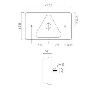Multiled Rückleuchte LED links Anhänger Shop