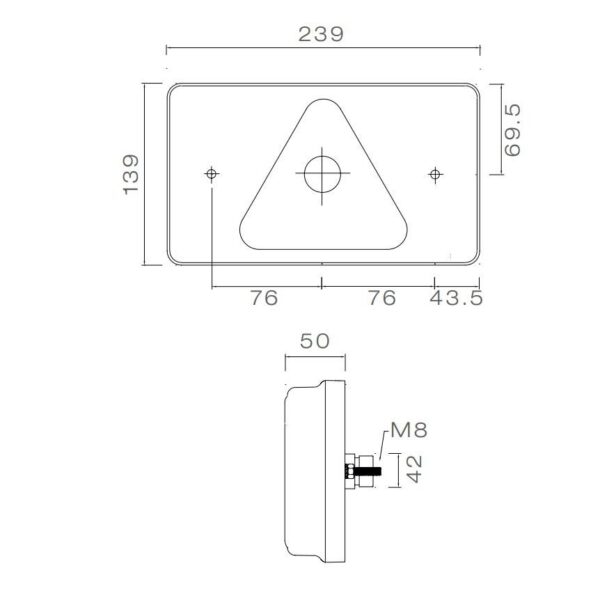 Multiled Rückleuchte LED links Anhänger Shop