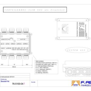 Verteilerbox für ASS1 Anhänger Shop
