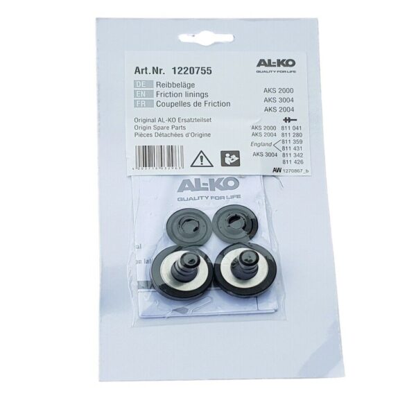 Reibbelagsatz für AKS 2000,2004,3004 Anhänger Shop