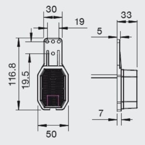 LED Flexipoint Umrissleuchte ASPÖCK rot-weiß Anhänger Shop