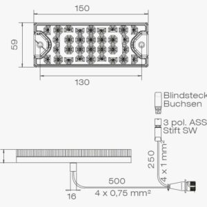 Miniled II Rückleuchte LED rechts Anhänger Shop