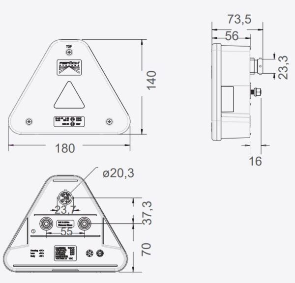 Agripoint Rückleuchte LED links-rechts Anhänger Shop