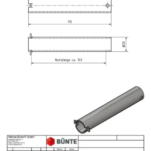 Steckachse mit Splint 20x87mm Anhänger Shop